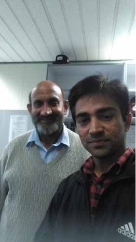 Prof. Chennupati Jagadish  with Dr Prashant Ghediya.